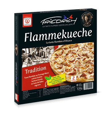 Tarte flambée d'Alsace - Flammekueche - Friedrich - sans OGM - Tradition
